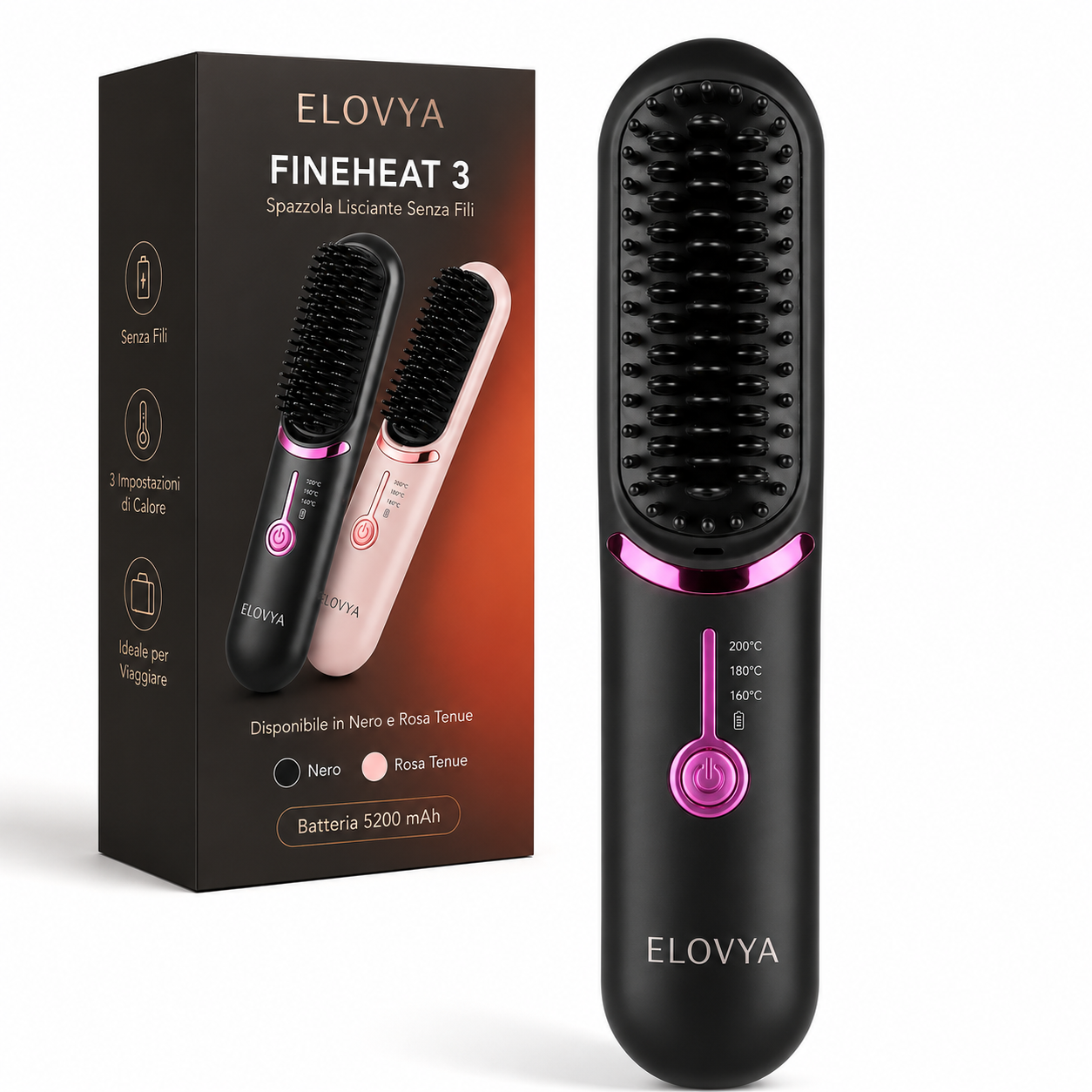Elovya FineHeat™ 3 | Spazzola lisciante senza fili