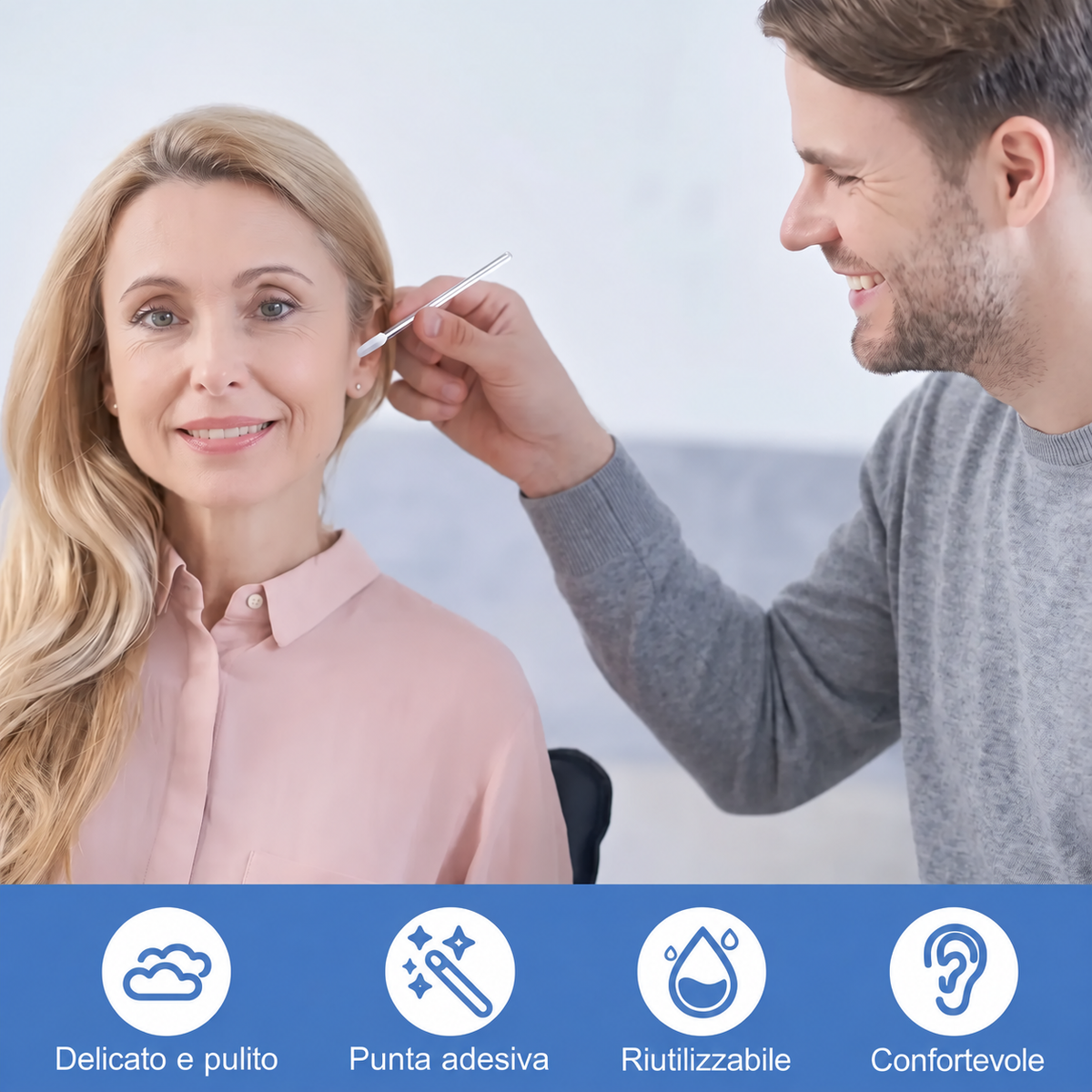 Elovya® Nettoyeur d’oreille adhésif