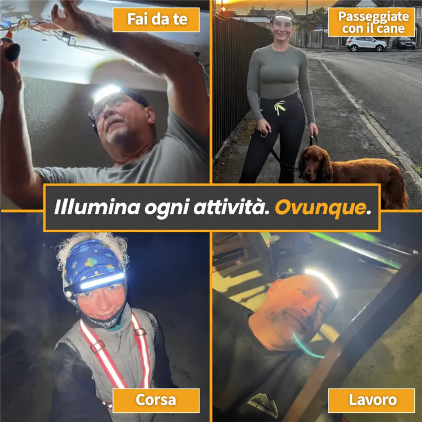Lampada frontale Elovya