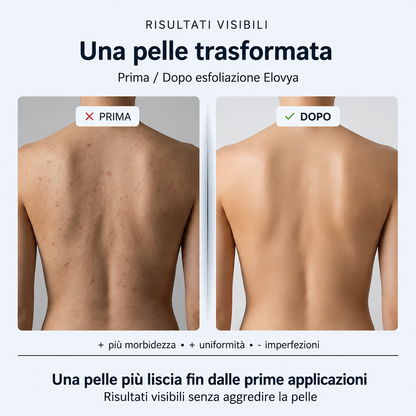 Asciugamano esfoliante Elovya per la doccia