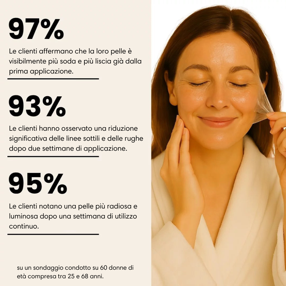 Maschera coreana alla curcuma e collagene