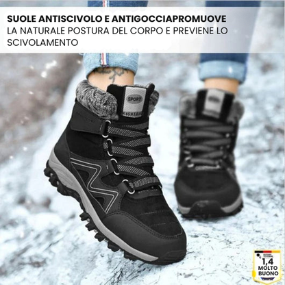 OrthoFit Winter - Scarpa ergonomica, impermeabile e antiscivolo per il sollievo dal dolore