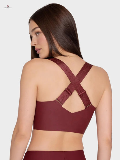 Reggiseno Fiora in pizzo senza ferretto con chiusura frontale