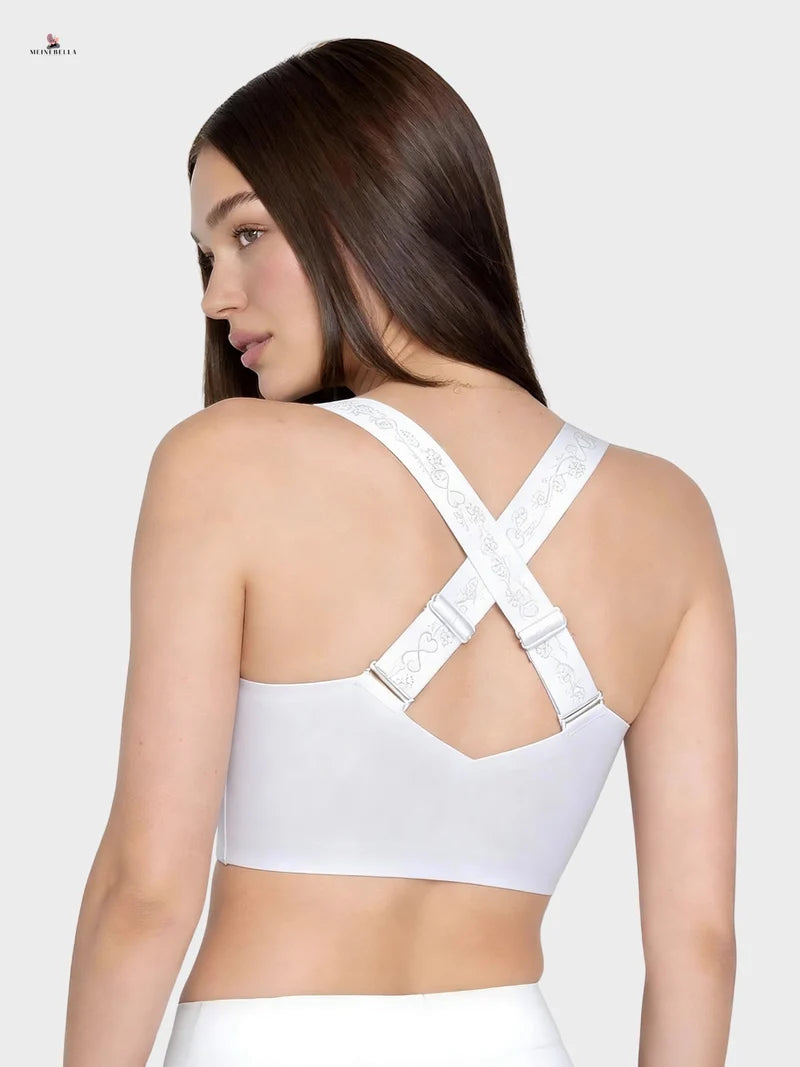 Reggiseno Fiora in pizzo senza ferretto con chiusura frontale