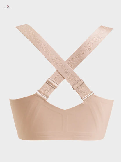 Reggiseno Fiora in pizzo senza ferretto con chiusura frontale