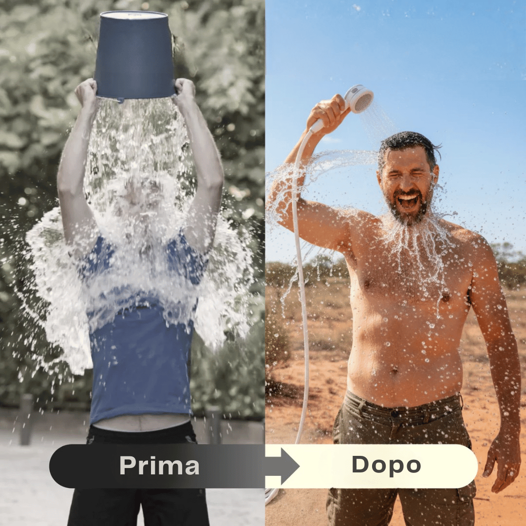 Pompa dell'Acqua Portatile: Kit con Tubo e Ugelli