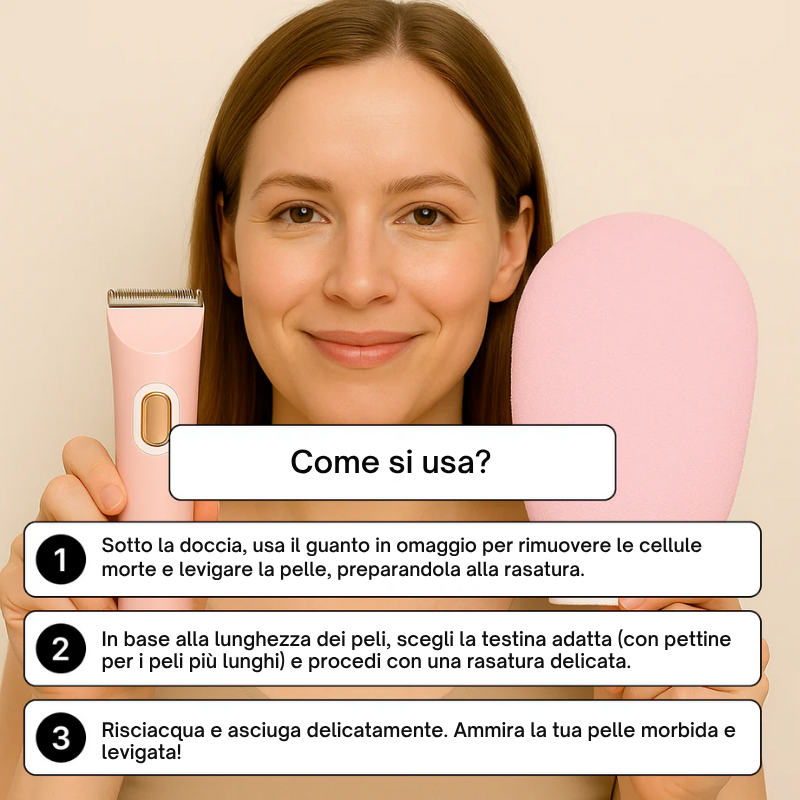 SILKLY™ - Tagliapeli Elettrico Femminile