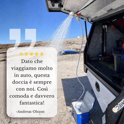 Pompa dell'Acqua Portatile: Kit con Tubo e Ugelli