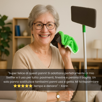 GreenSweep - Mop riutilizzabile per Swiffer