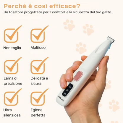 MicioSilk - Silenziosa, precisa, senza stress