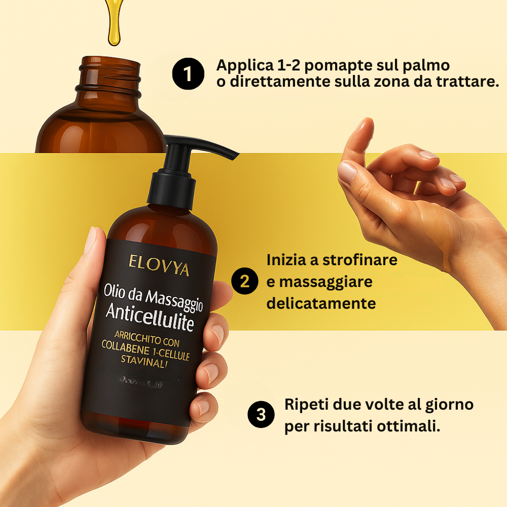 Olio da massaggio anticellulite
