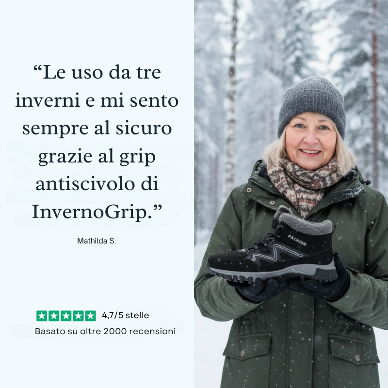 InvernoGrip - Aderenza totale, comfort garantito
