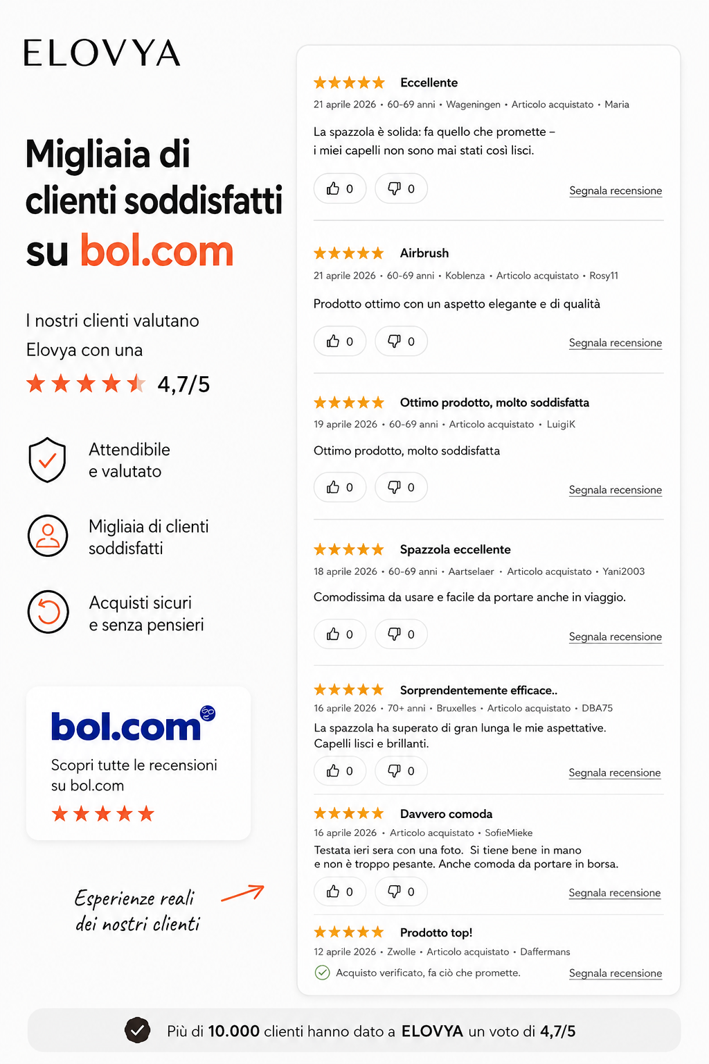 Elovya FineHeat™ 3 | Spazzola lisciante senza fili