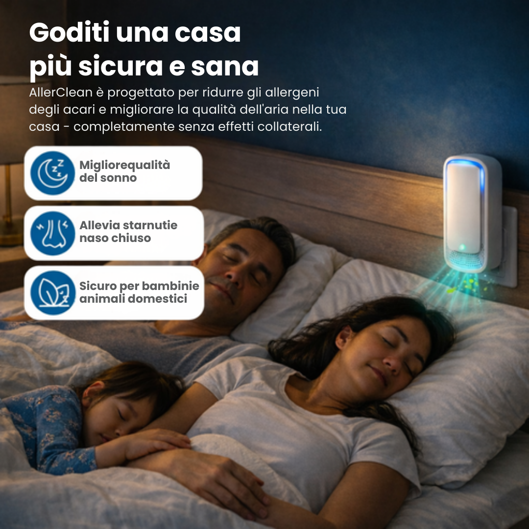AllerClean - Risvegli più freschi e una casa più sana