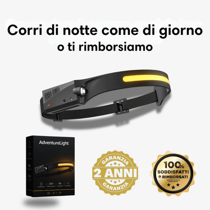 AdventureLight - Lampada frontale a LED 230°