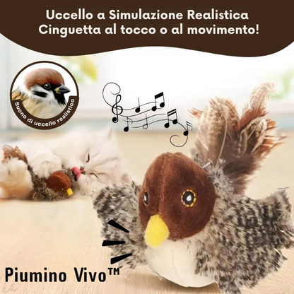 Piumino Vivo™ – Uccellino interattivo per gatti