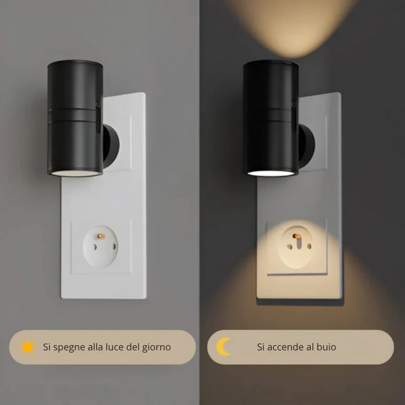 LuminaNotte™ - Si accende solo quando serve