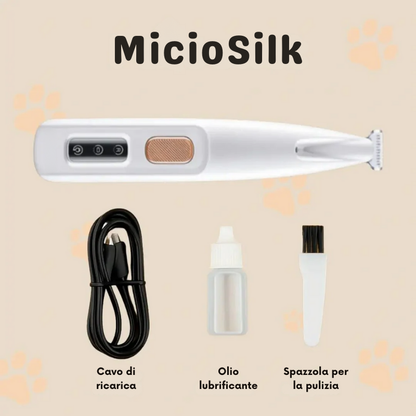MicioSilk - Silenziosa, precisa, senza stress