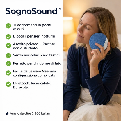 SognoSound™ – Sistema Audio per il Sonno Profondo