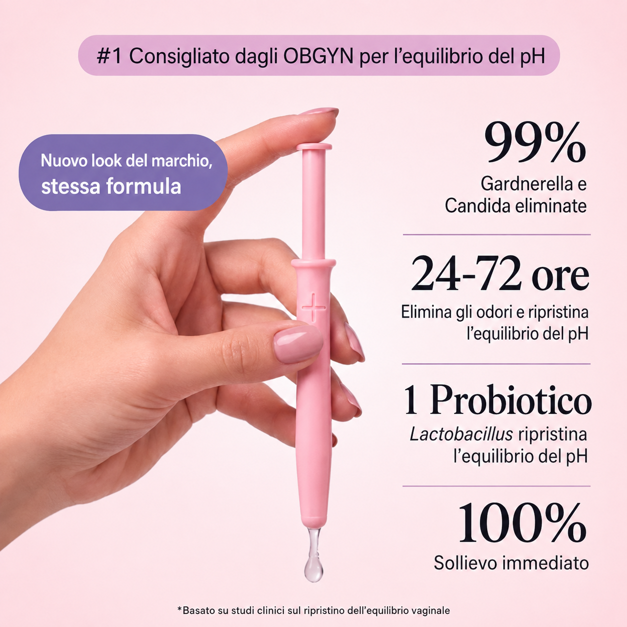 Gel probiotico intimo per donna