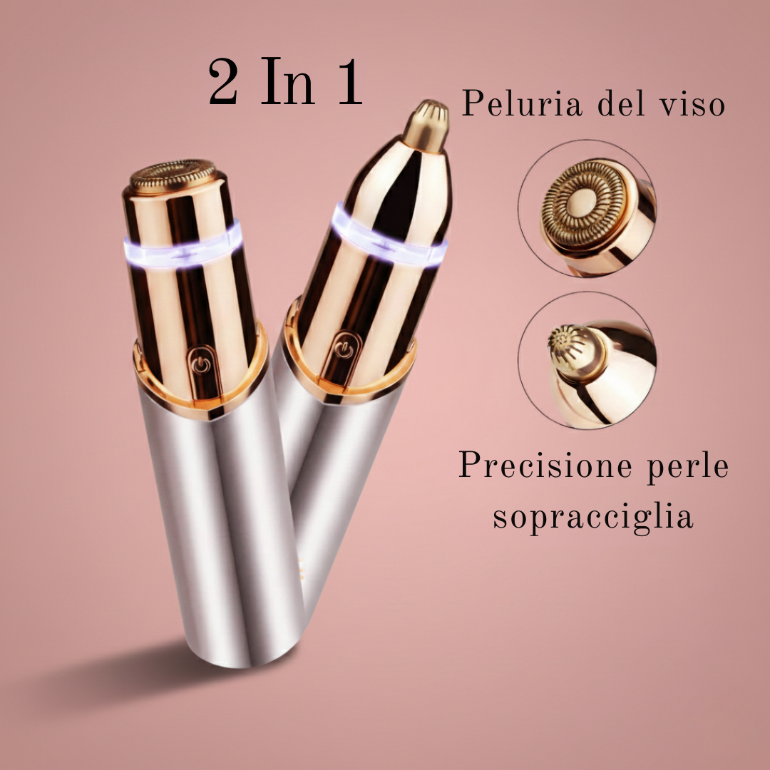 2-In-1 Sopracciglia Definite & Rimozione Peluria Viso