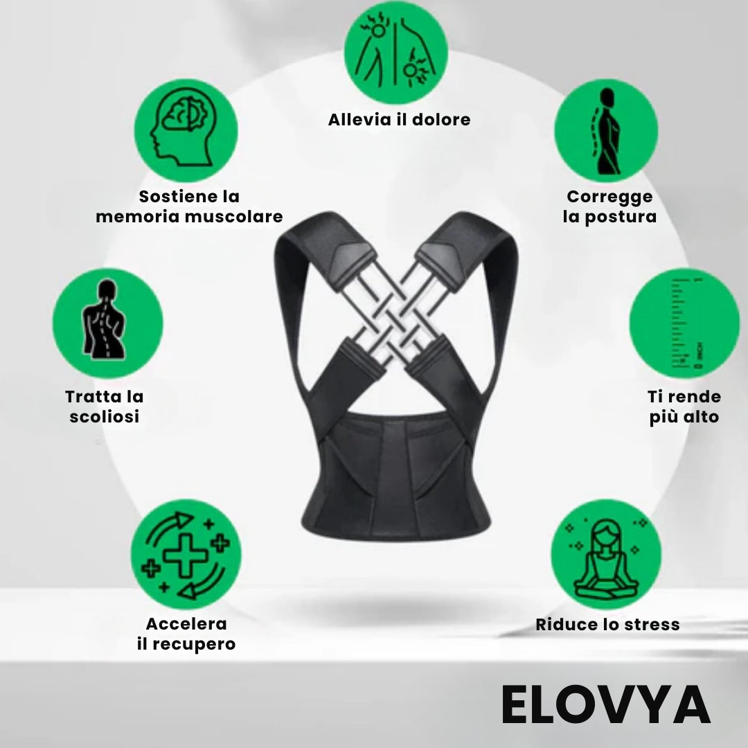 Fascia Elovya – Allevia il mal di schiena e migliora la postura