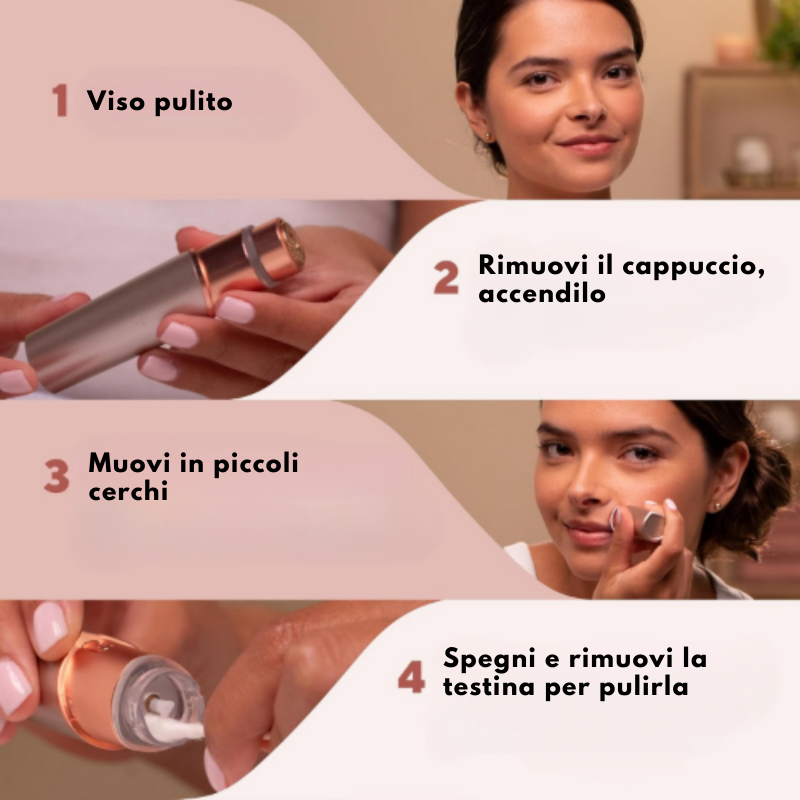 SetaViso - Delicato sulla pelle, implacabile sui peli