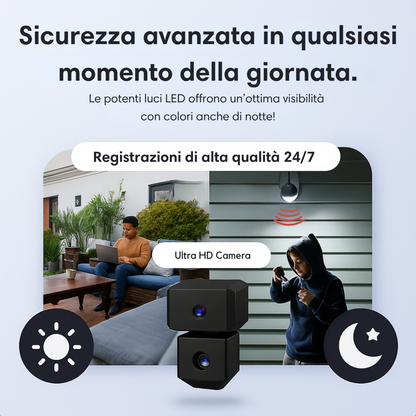 SafeCam Pro™ | Sempre al sicuro – anche senza internet né elettricità