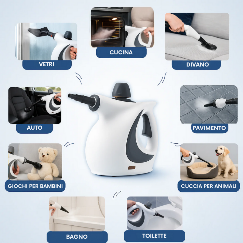 Vaporello - Pulizia profonda, senza sforzo