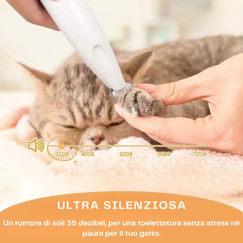 MicioSilk - Silenziosa, precisa, senza stress