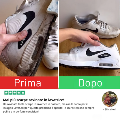 LavaScarpe™ - Pulizia sicura, senza danneggiare nulla