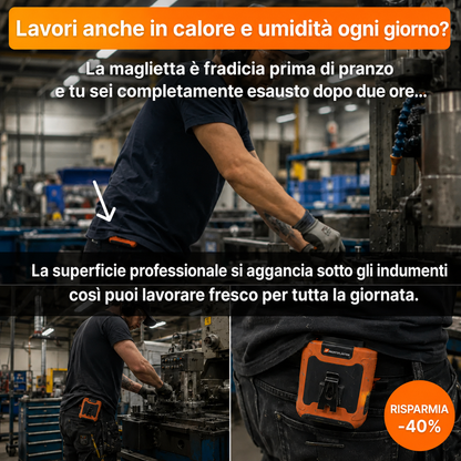 Il ventilatore professionale: basta caldo sul lavoro.