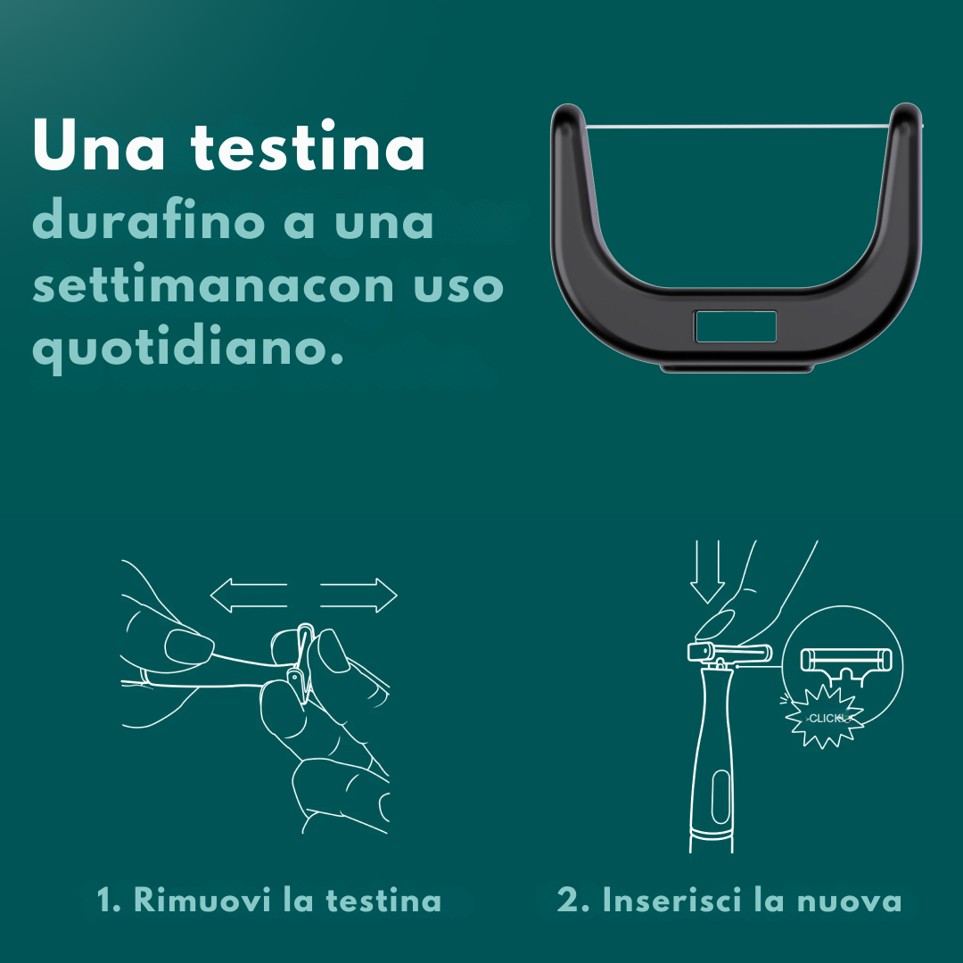 Set Convenienza Filo Interdentale Elettrico incl. 35 testine