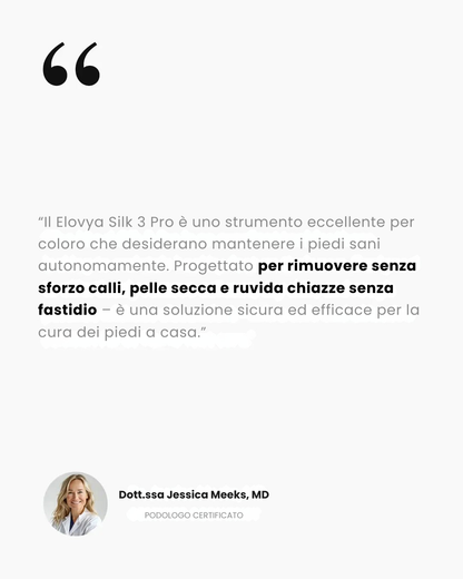 Elovya Silk 3 Pro - Raspa Elettrica Professionale