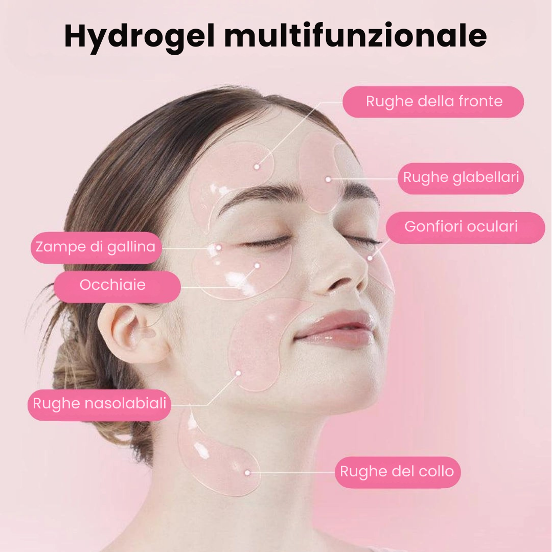 Patch Occhi Idrogel ai Peptidi e Collagene