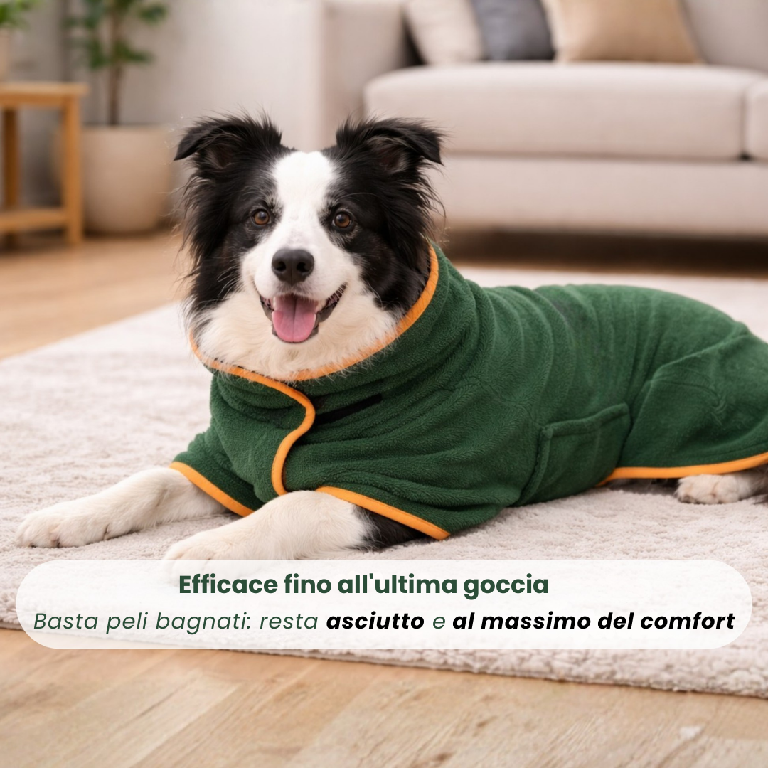 Accappatoio per Cani Ultra Assorbente