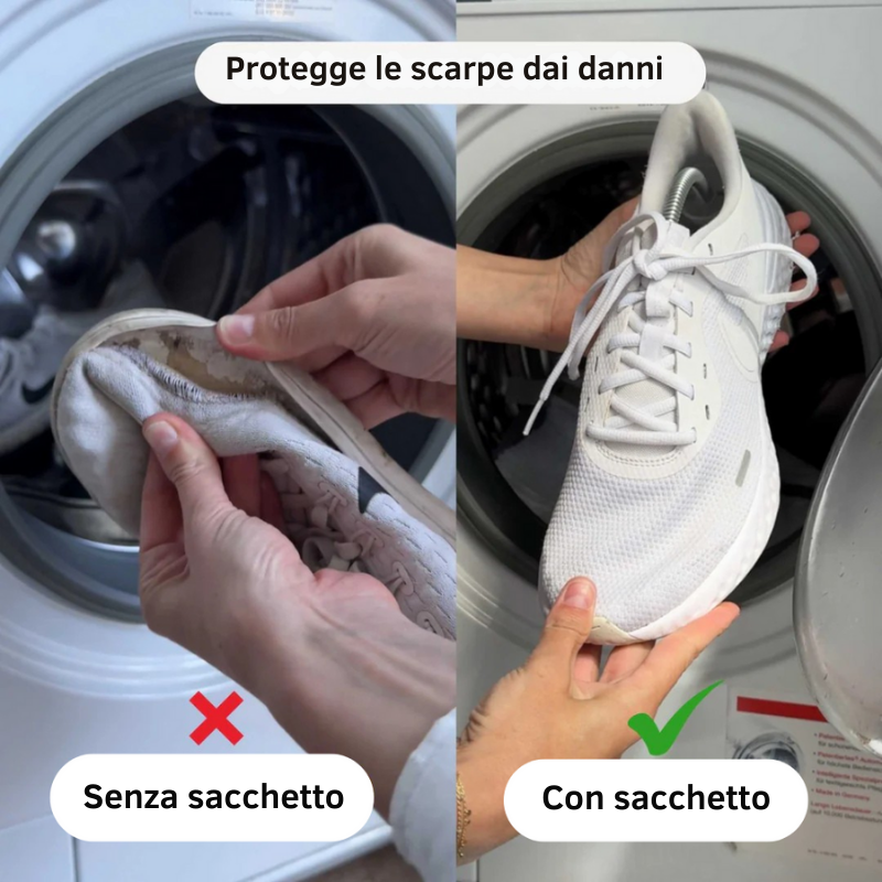 LavaScarpe™ - Pulizia sicura, senza danneggiare nulla