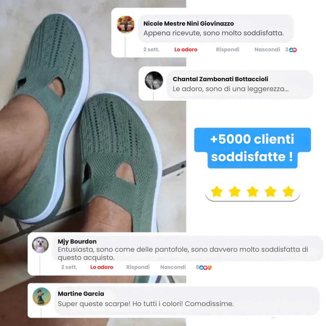 Sneakers ortopediche comfort da donna