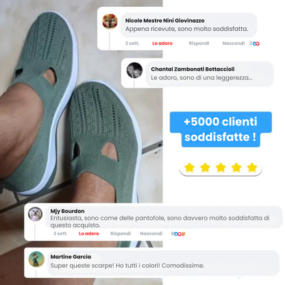Sneakers ortopediche comfort da donna