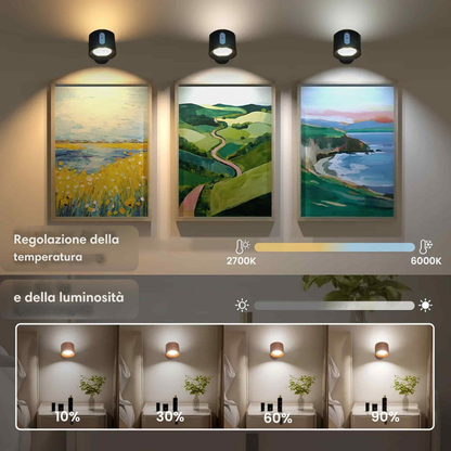 Elovya -Lampada da parete