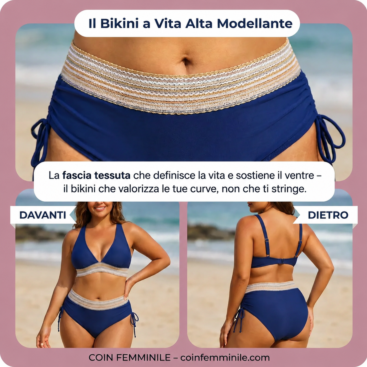 Bikini modellante per un ventre piatto