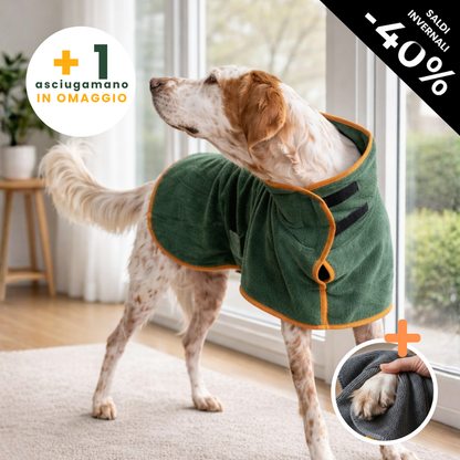 Accappatoio per Cani Ultra Assorbente