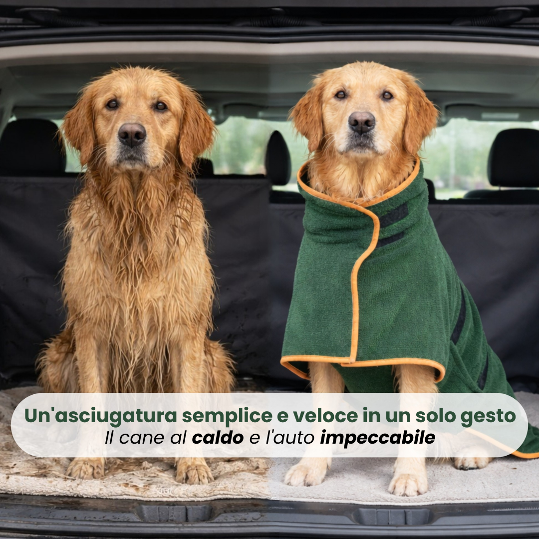 Accappatoio per Cani Ultra Assorbente