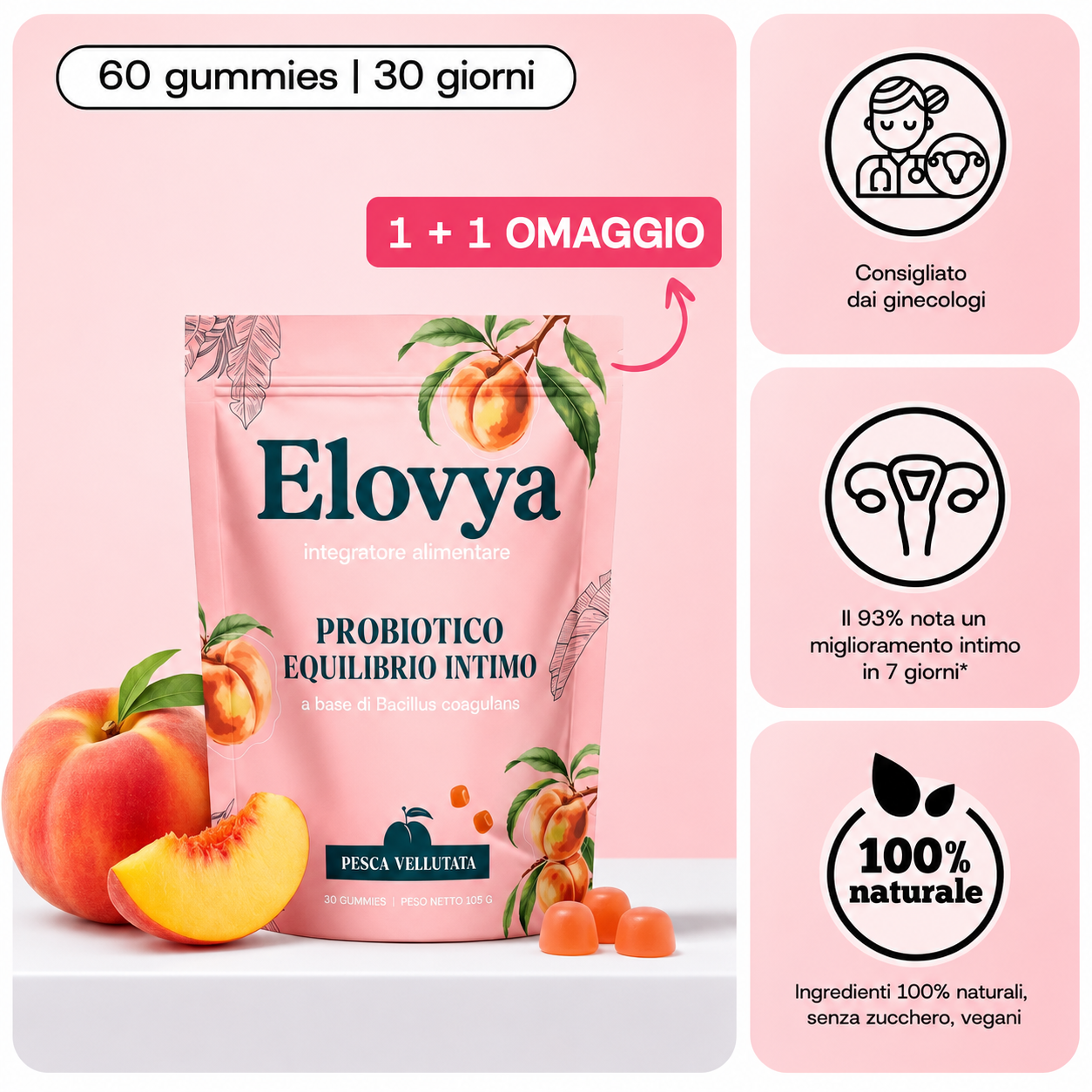 Gummies Equilibrio Intimo Naturale
