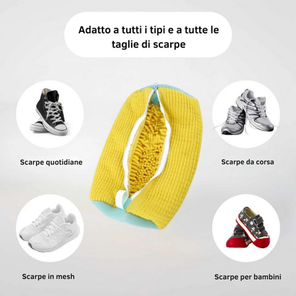 LavaScarpe™ - Pulizia sicura, senza danneggiare nulla