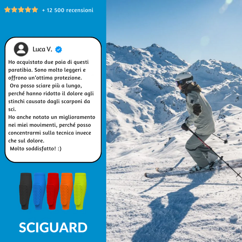 SciGuard™ - Proteggi le tue gambe, domina la pista