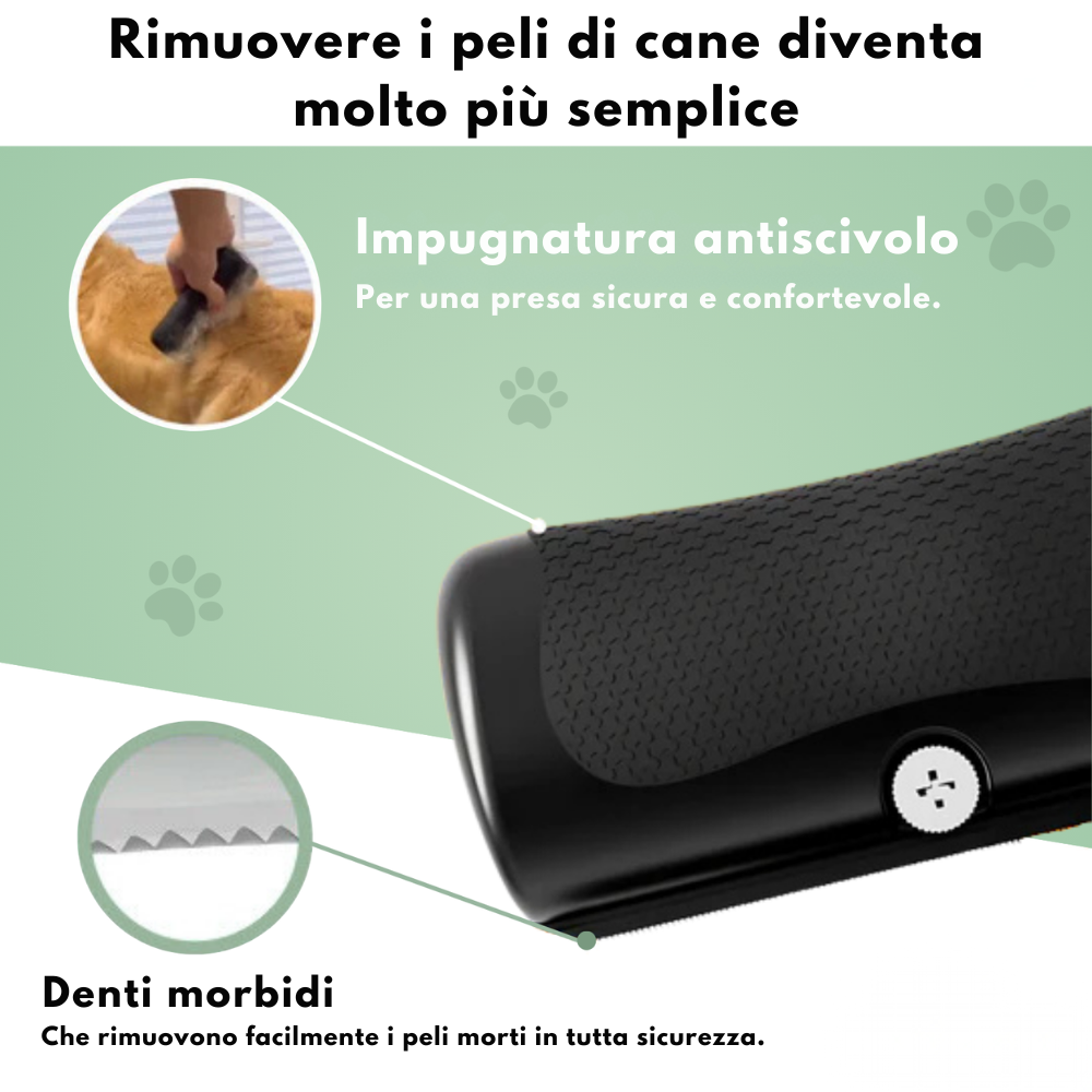 Spazzola per la toelettatura dei cani