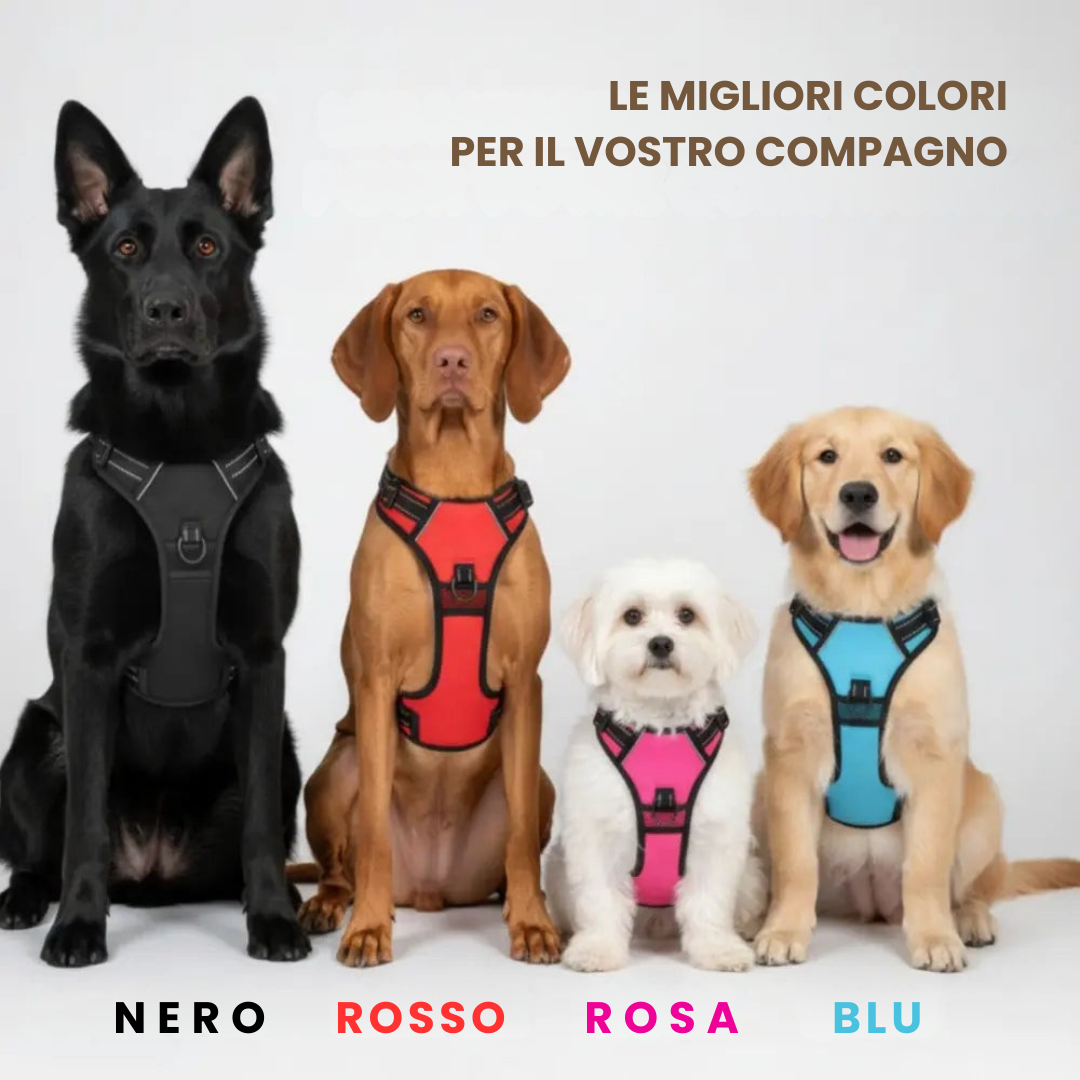Pettorina Anti-Tiro Confortevole per Cani