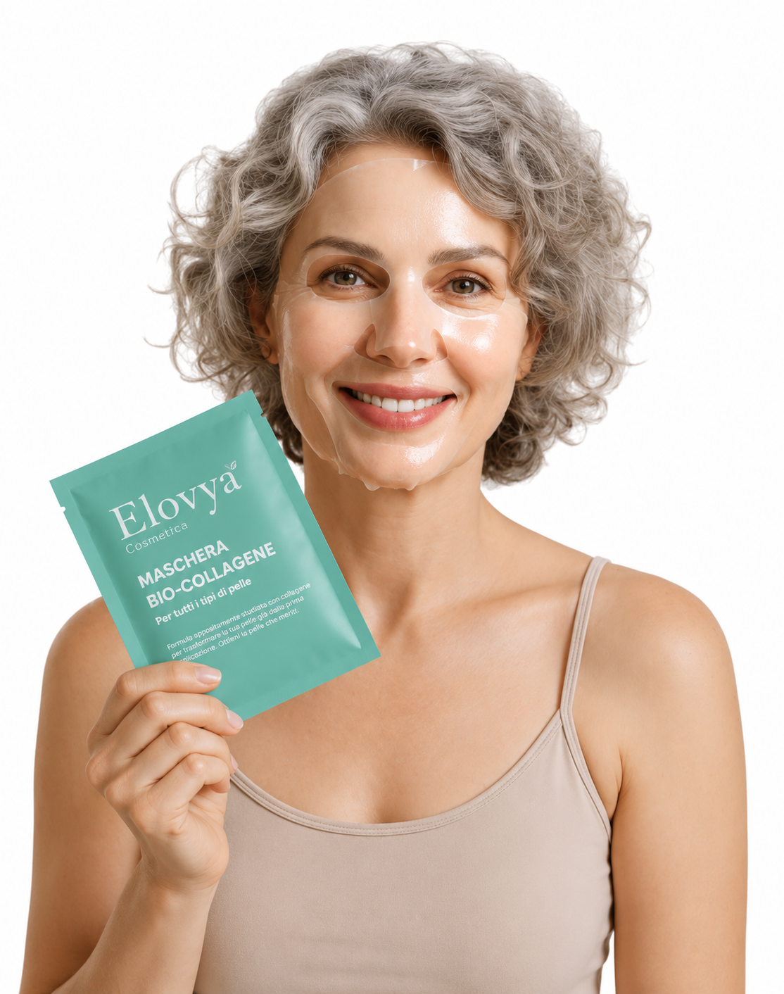 Maschera al bio-collagenee Elovya