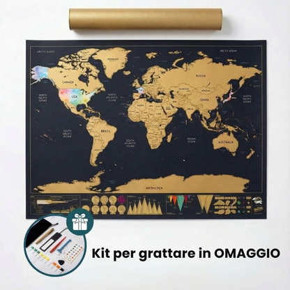 Mondo - Pianifica. Viaggia. Gratta.